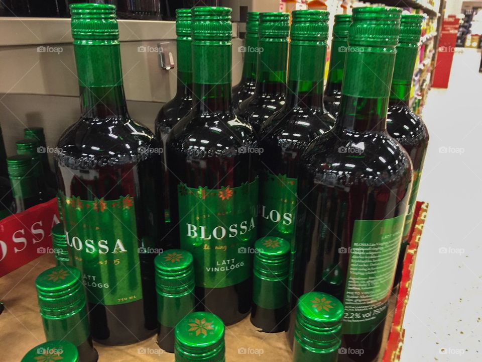 Swedish christmas drink Glögg. A tradition in Sweden at christmas time.