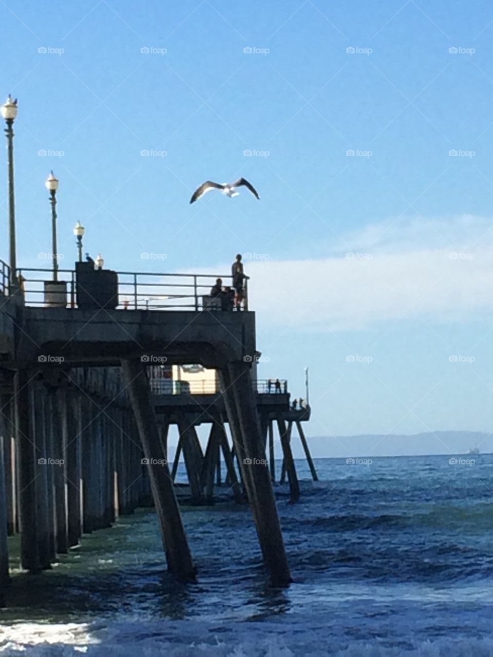 Fall morning at the beach