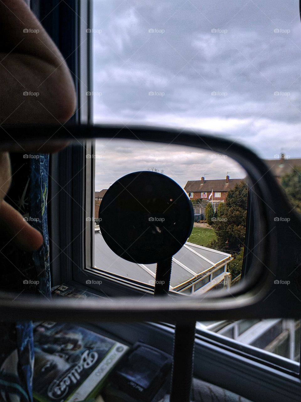 lamp through glasses effect