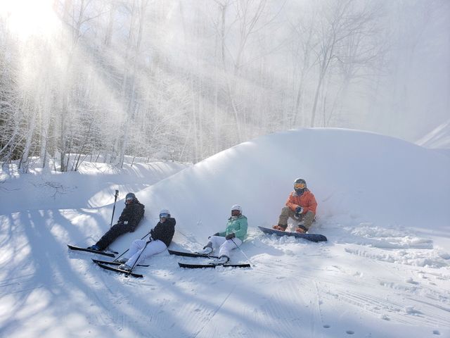 Blowing snow