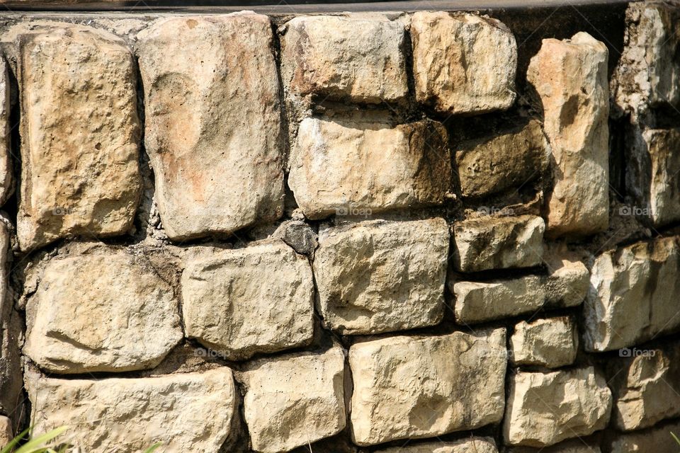 Rectangles are all around us, as seen in this stone wall found at a fountain. So rough, yet precise 