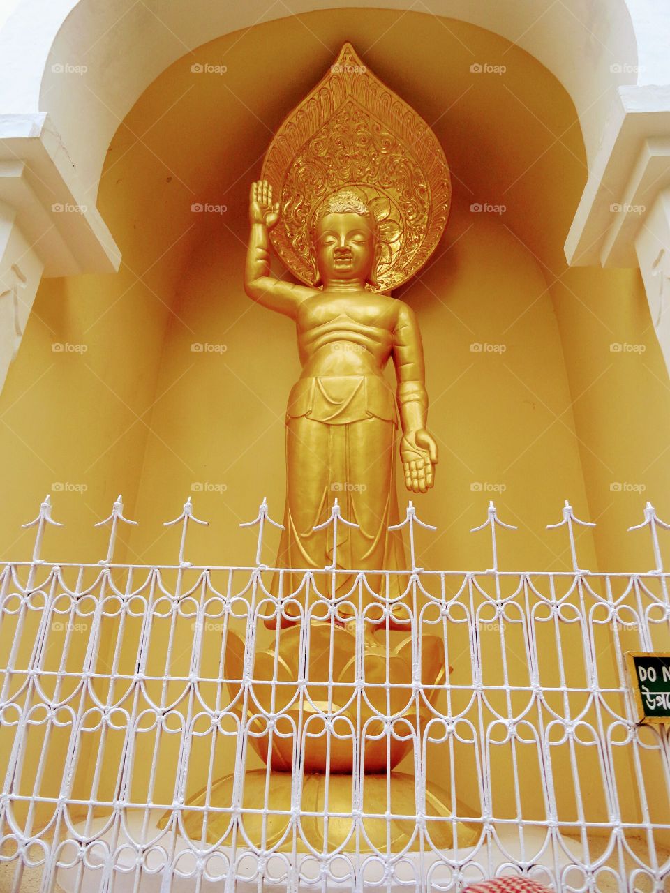 Golden Buddha in Darjeeling