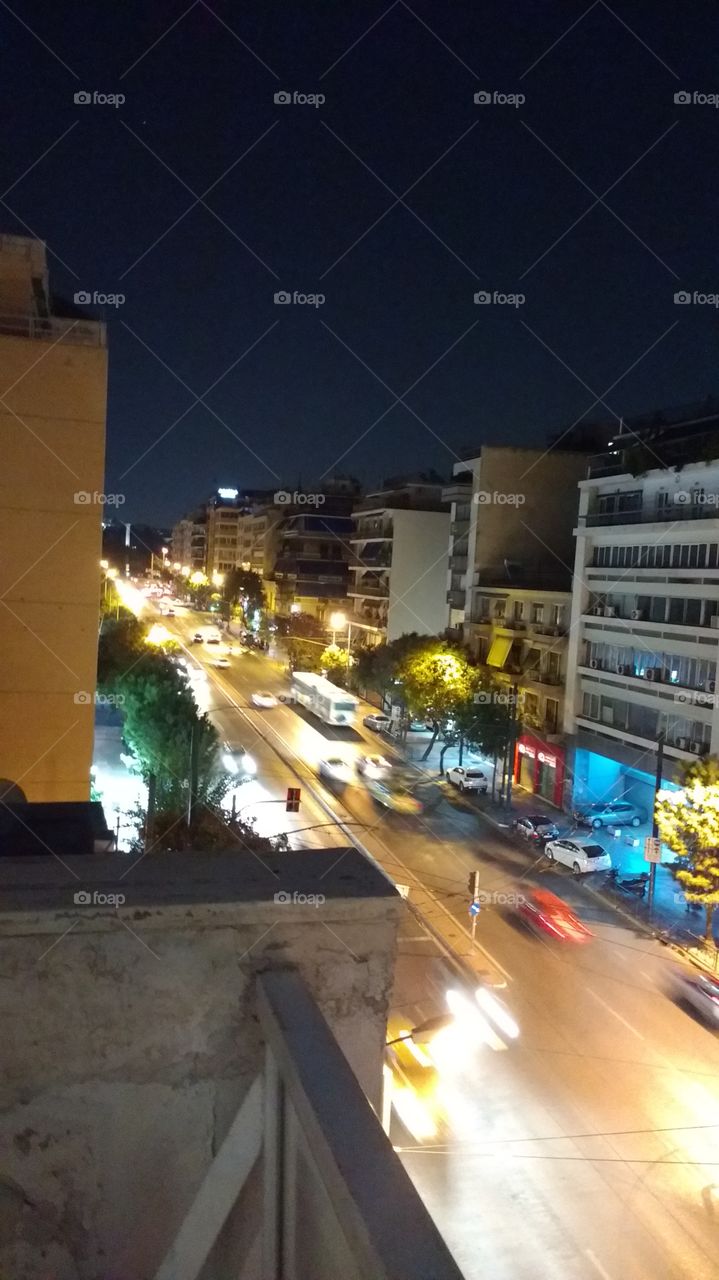 Night in Greece