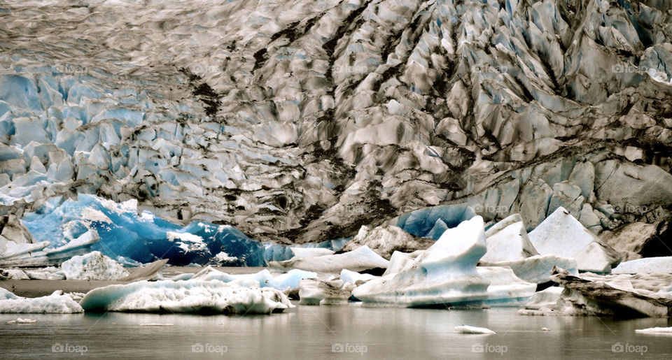 glacier iceberg juneau alaska snow by refocusphoto