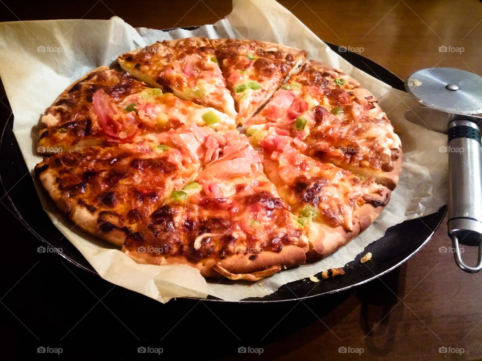 flat lays - pizza