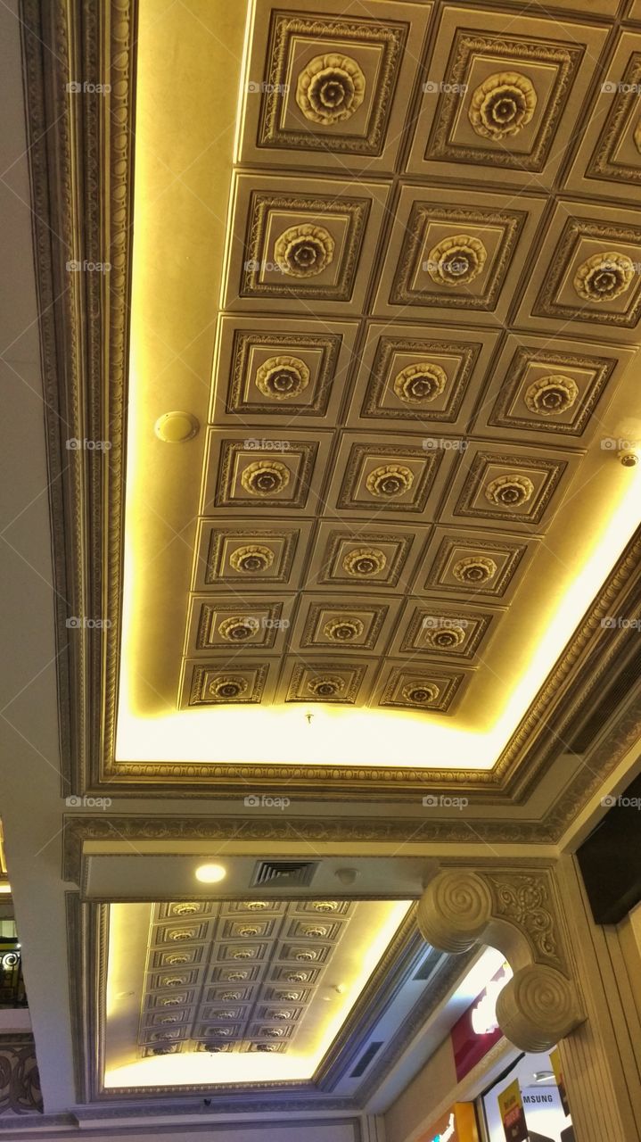 light ceiling interior design mall