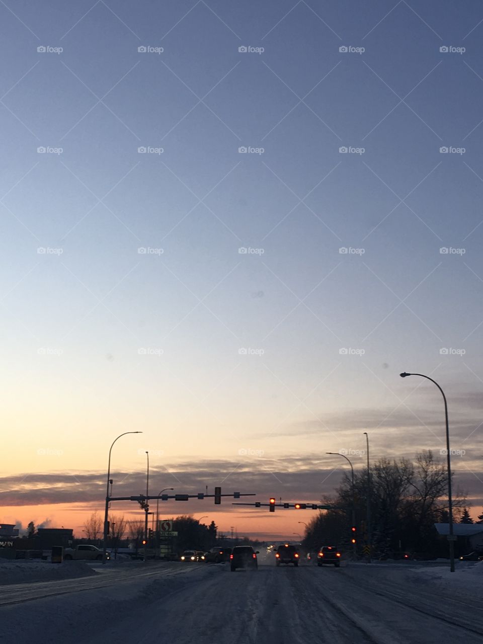 Sunset in Grande Prairie 