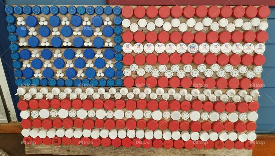 Hand Made American Flag