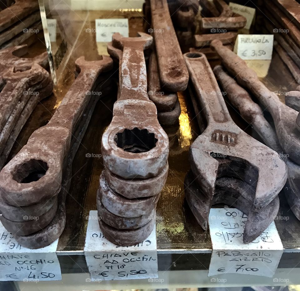 Venice.  All chocolate tools