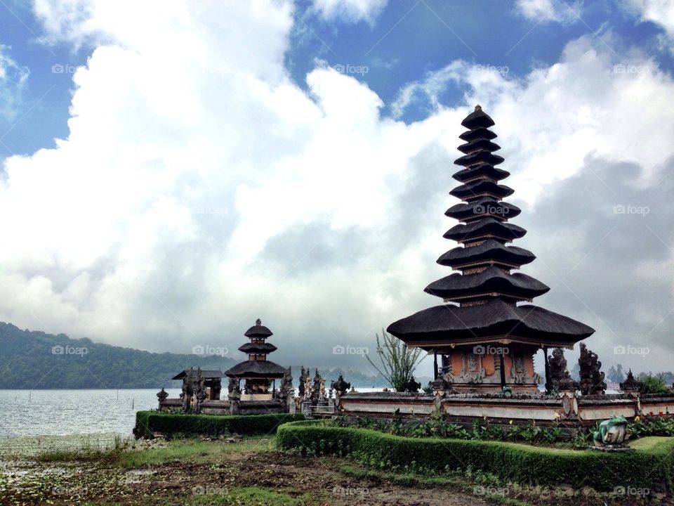 Beautiful Scenery at Bedugul Lake