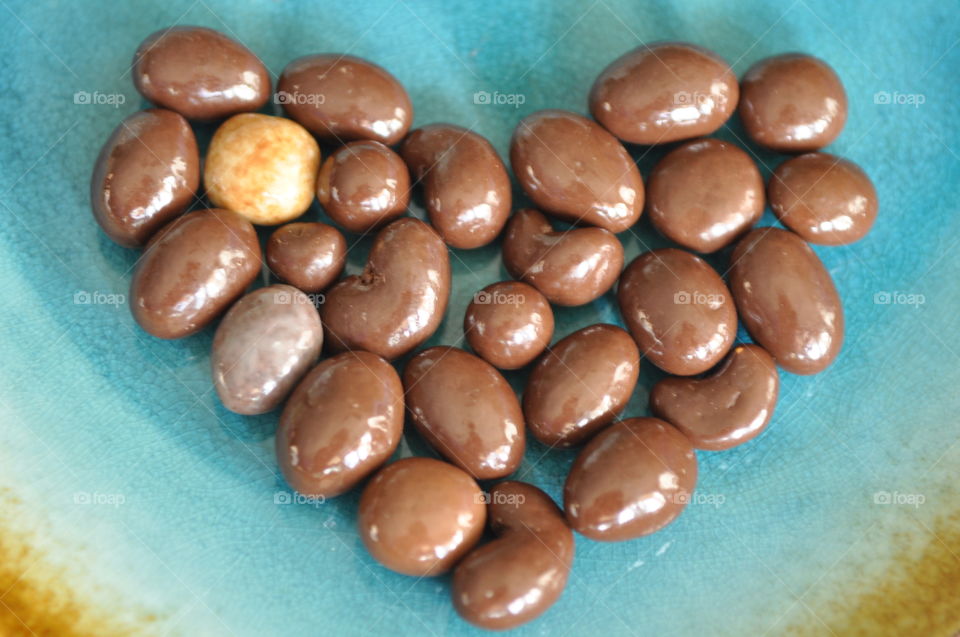 Chocolate covered almonds