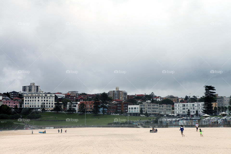 Afternoon in Bondi Beach, Sydney, New South Wales, Australia