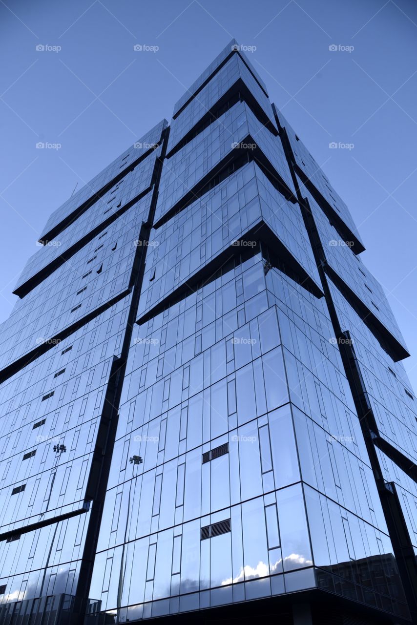Modern condo building