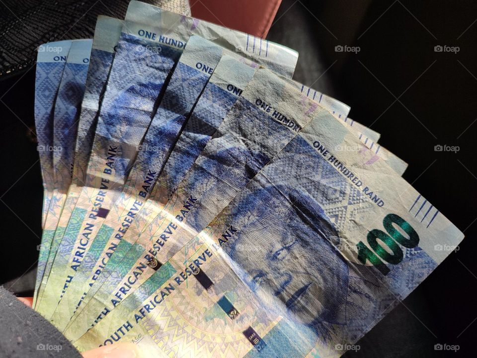 Rand - R100, banknotes South Africa