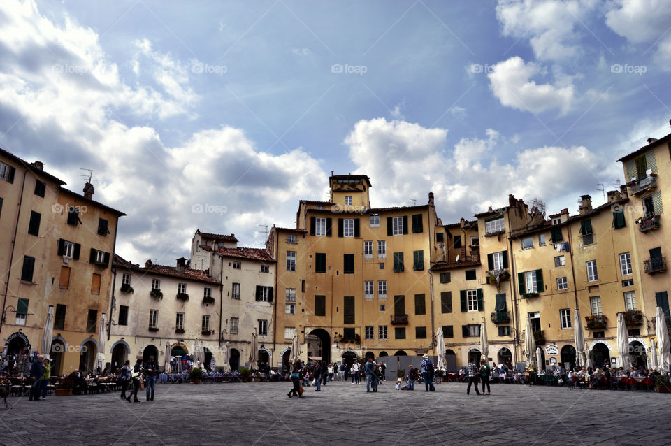 Plaza del Anfiteatro. Plaza del Anfiteatro (Lucca - Italy)