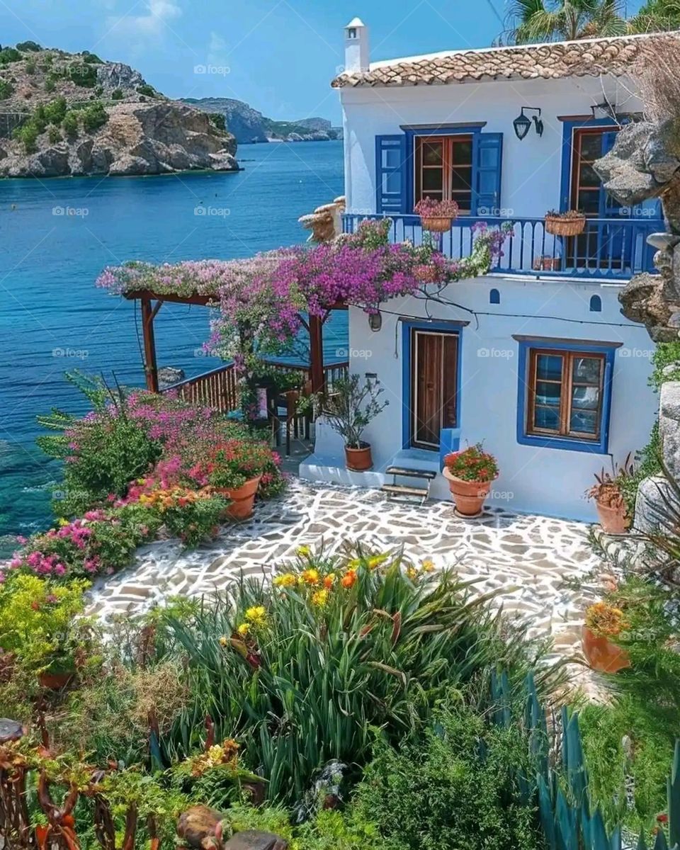 Glory be to God, the magnificent and picturesque view and the natural green trees are a view that is nothing more wonderful than it