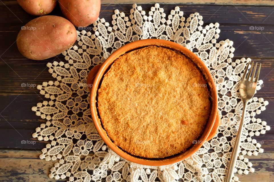 italian potato pie