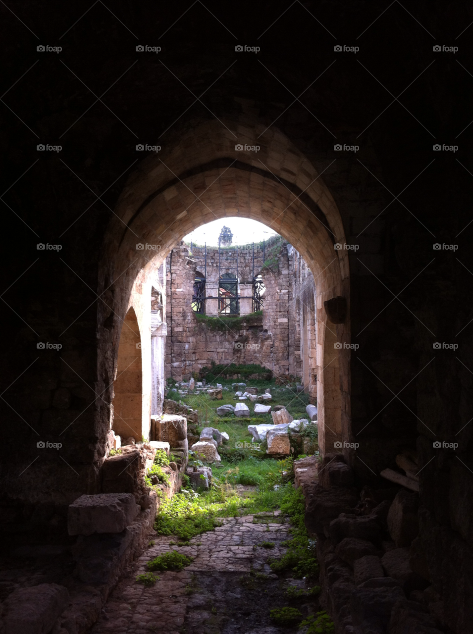 arch ruin antalya old town by inge.hans