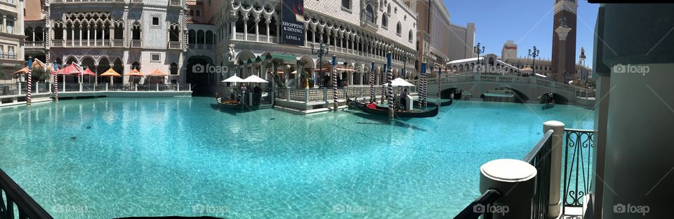 Un poco de Venecia en Las Vegas, Nevada. 