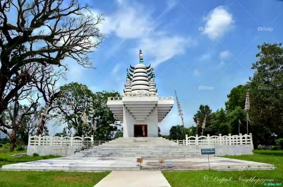 White colour temple
