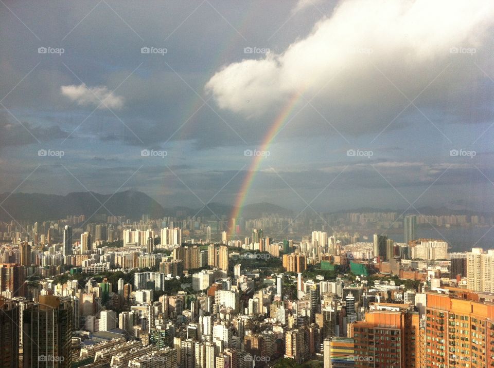 Rainbow on Hon Kong