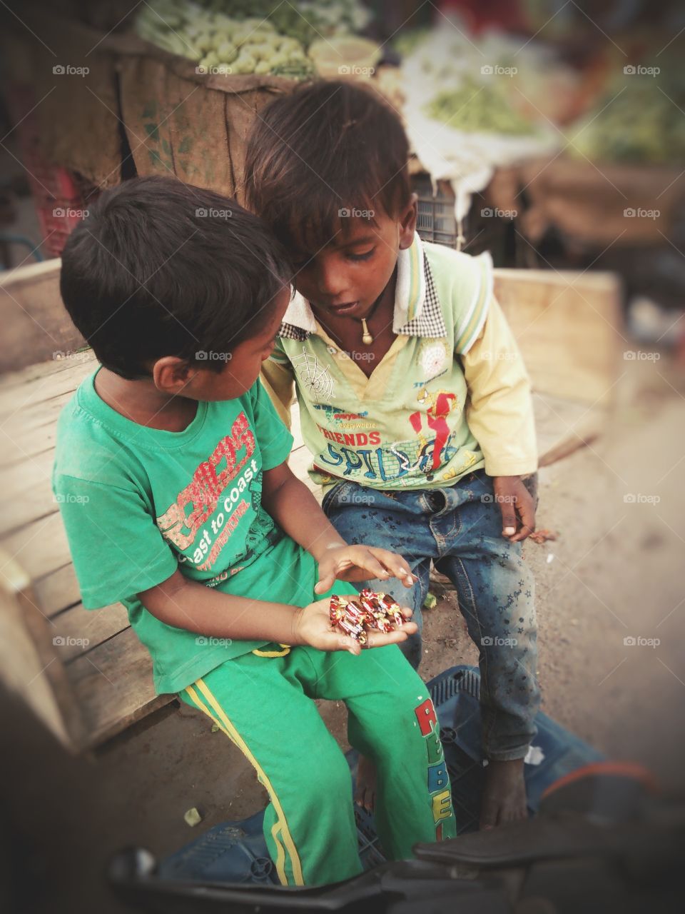 I will not give my toffee.