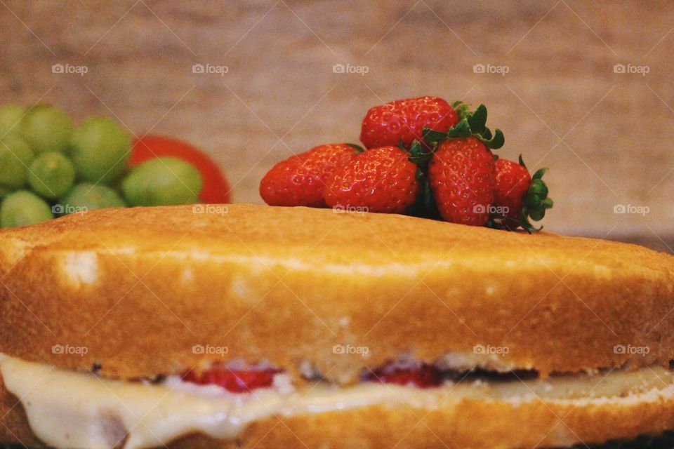 Strawberry cake