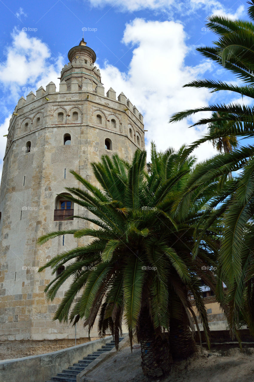 Torre del Oro in Sevilla, Spain.