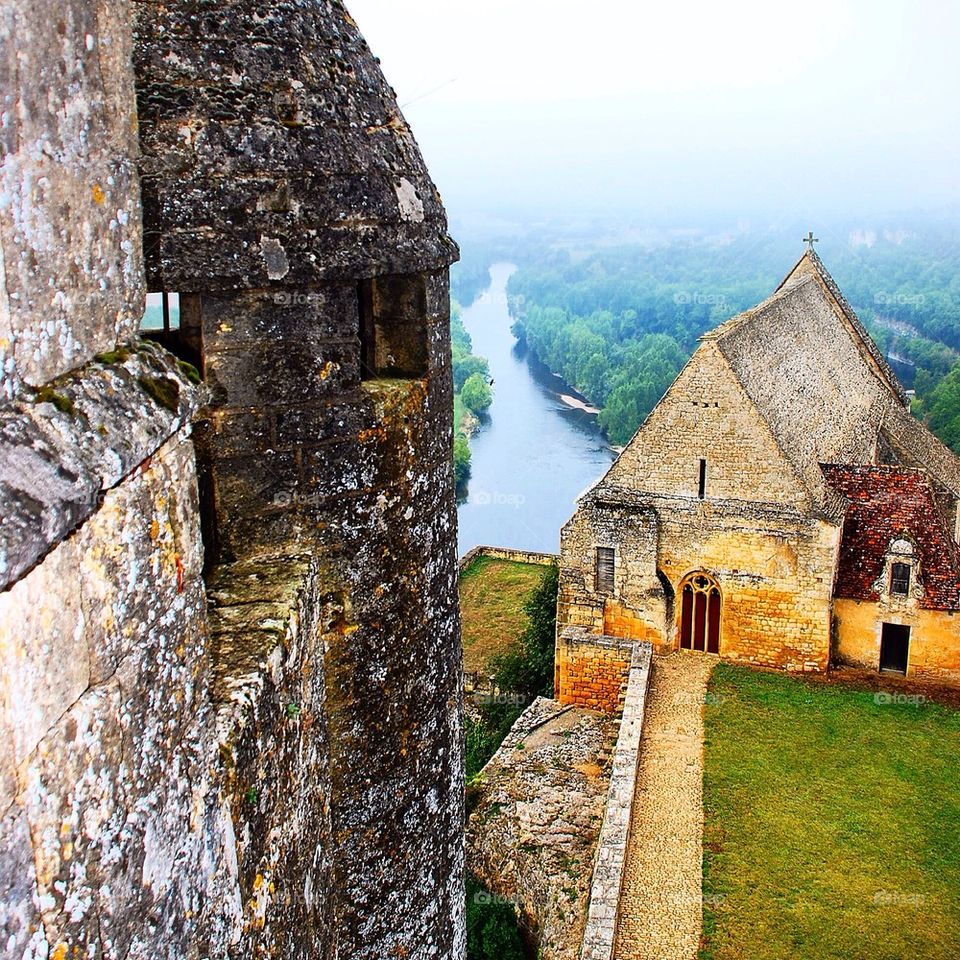 Beynac castle view