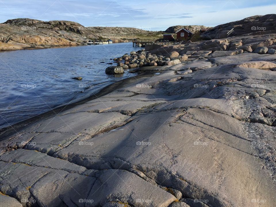 Rocks at sea