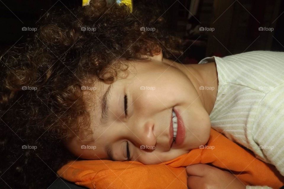 Girl smiling
