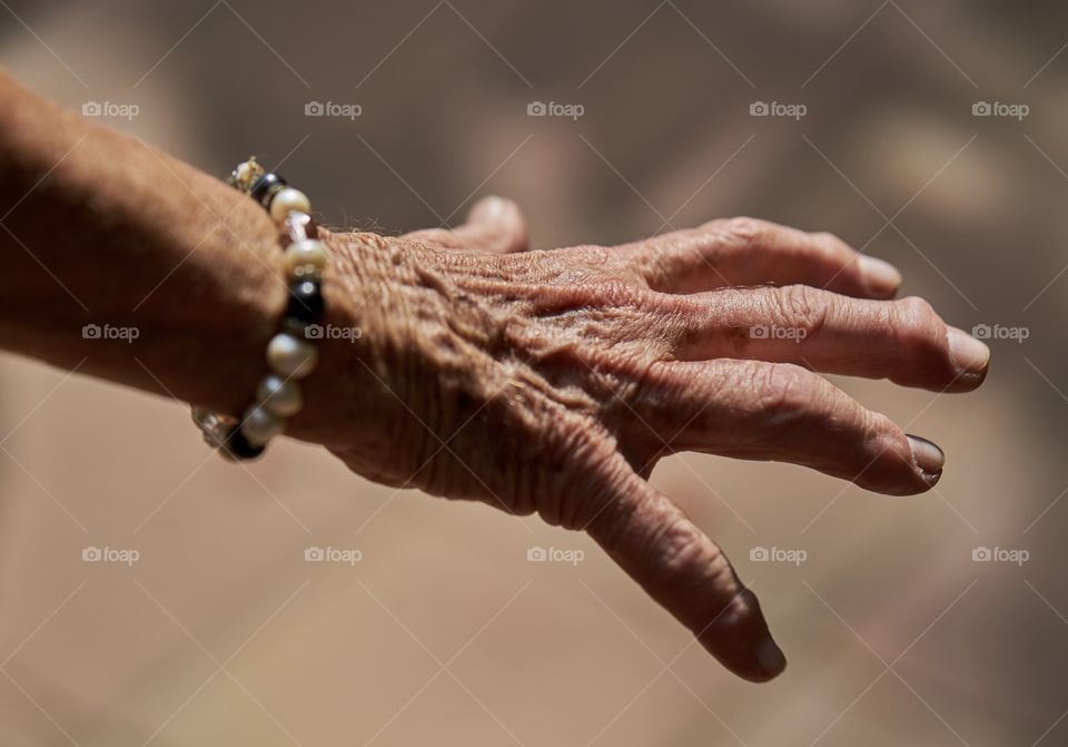 Woman's Aging Hand