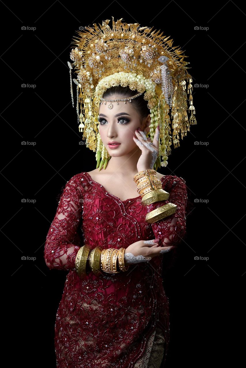 Model bride in Sumatra