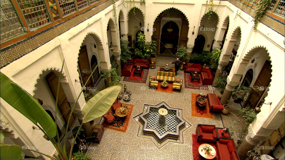 Cortile interno, Marocco