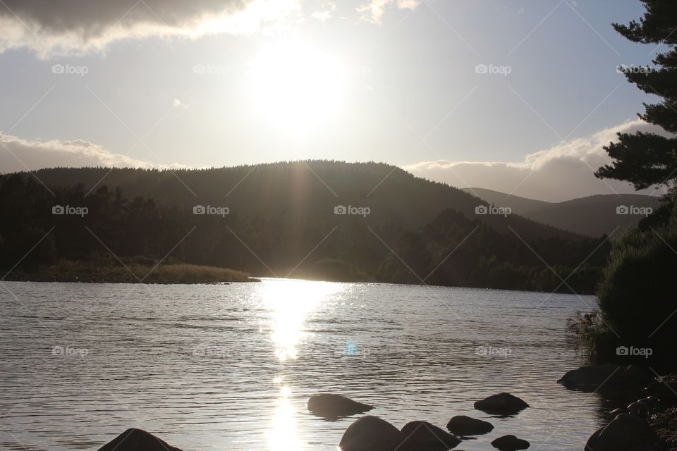 Water, Lake, Landscape, No Person, Dawn