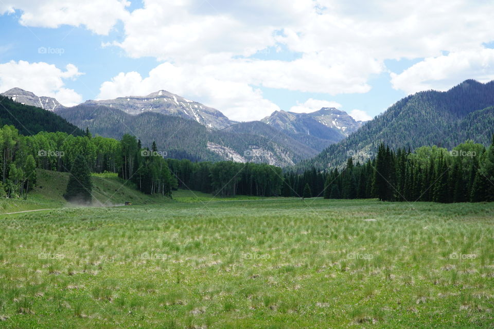 Colorado Mountain Scene