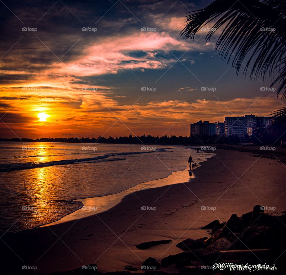 Sunset in San Juan, PR🇵🇷