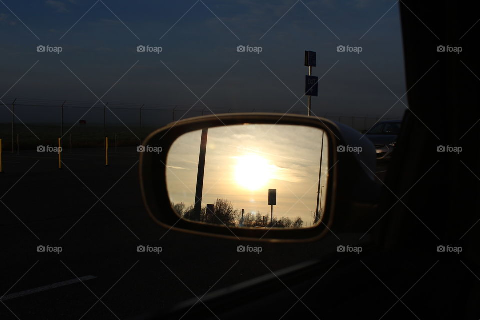 rear view light show