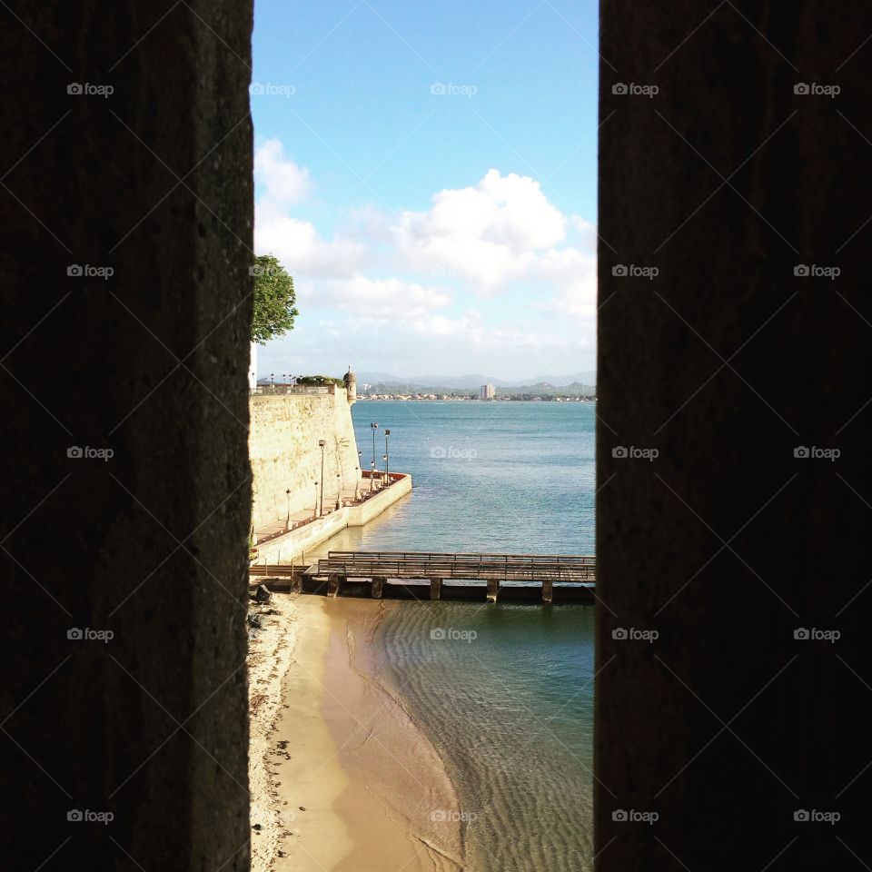 Old san Juan. El viejo san Juan morro
