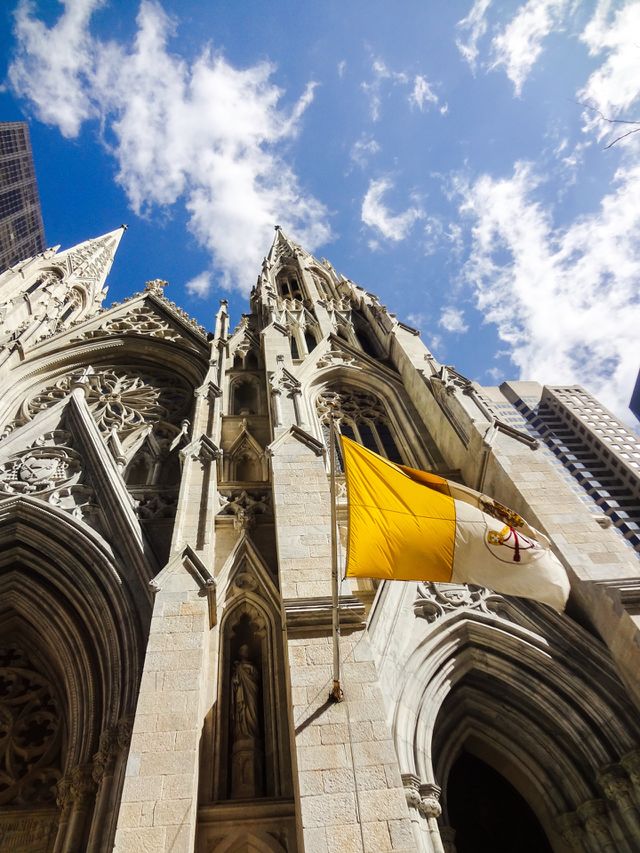 Low angle view of flag