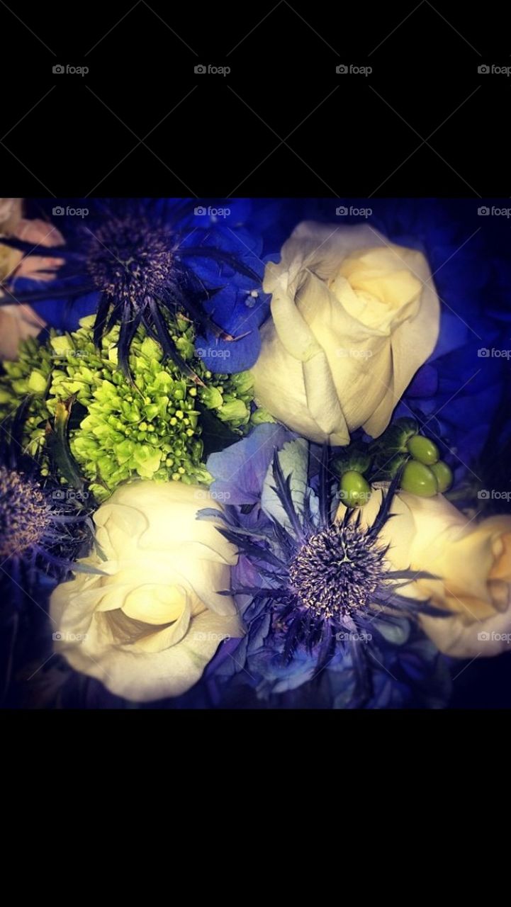 Blue bouquet 