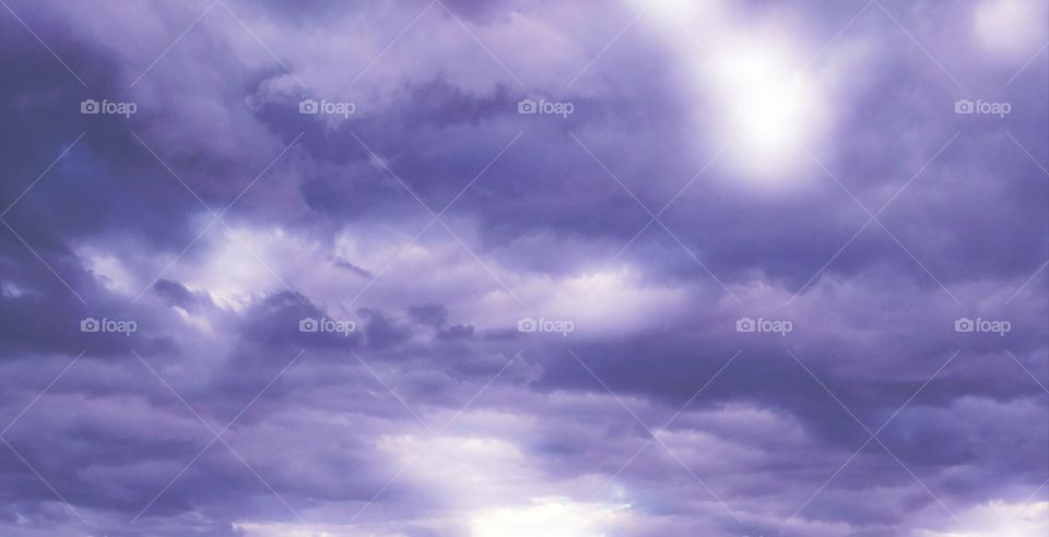 purple storm clouds