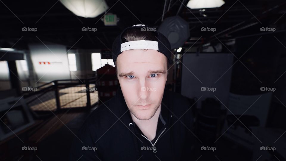 Testing out my new 14mm Rokinon inside a ring light at Sammy’s Camera :) 