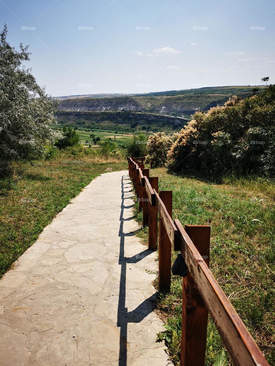 The landscape of the Old Orhei (Orheiul Vechi), a Moldovan historical and archaeological complex