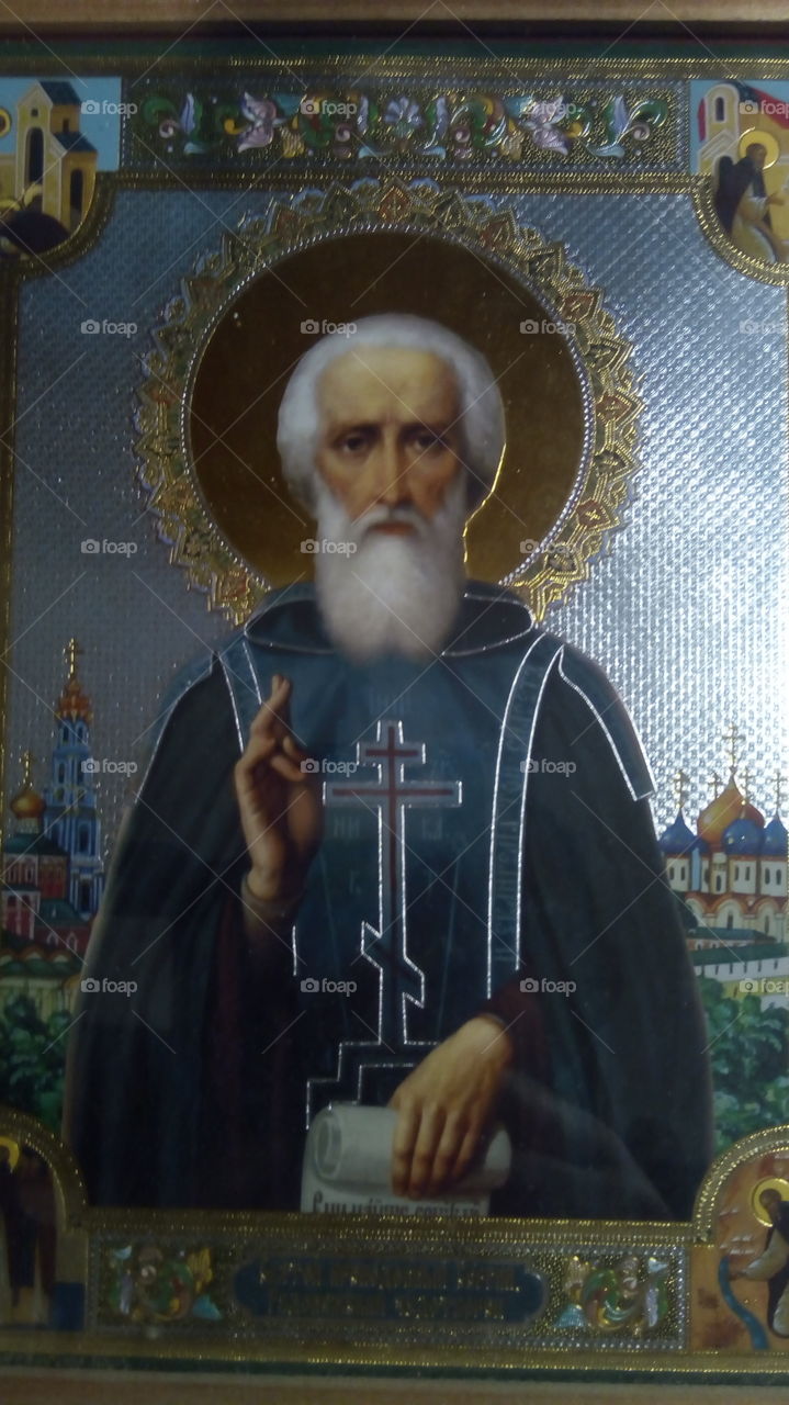 Sergius of Radonezh.  Icon