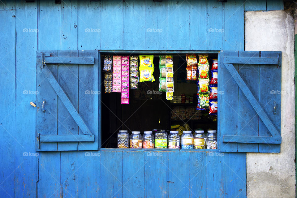 General Store. this is a picture i clicked while i was walking on the streets of Rimbik in Darjeeling