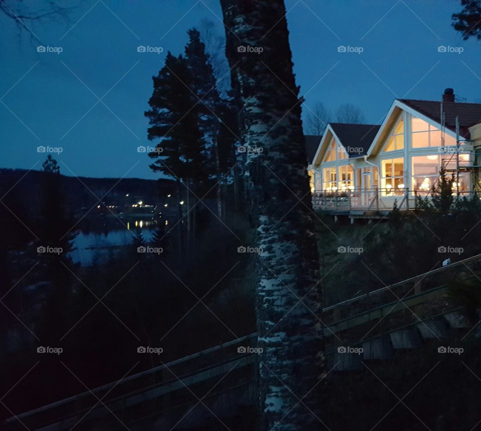 Orbaden spa by nigth