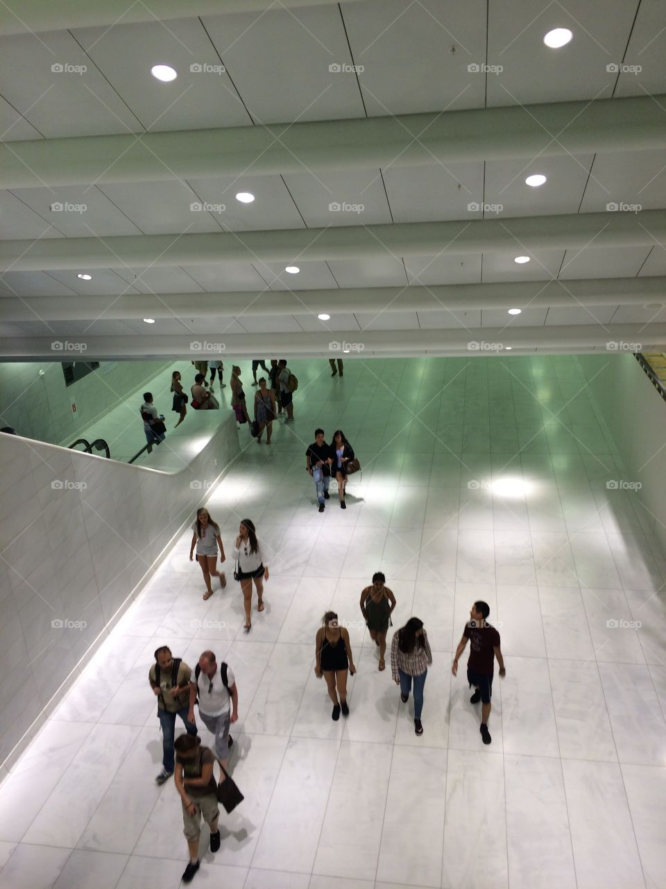 People Walking into the Future Today