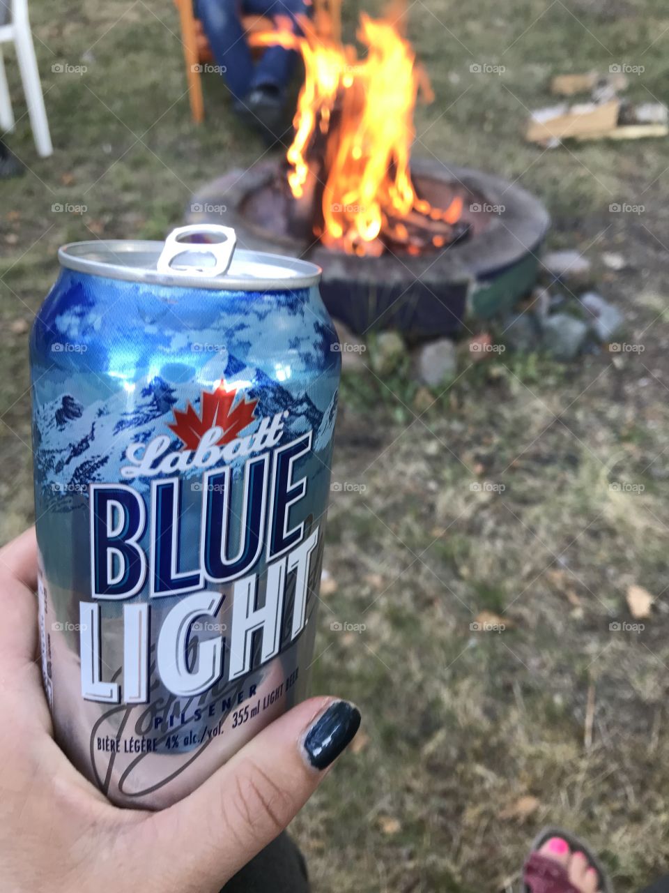 Fire and beer
