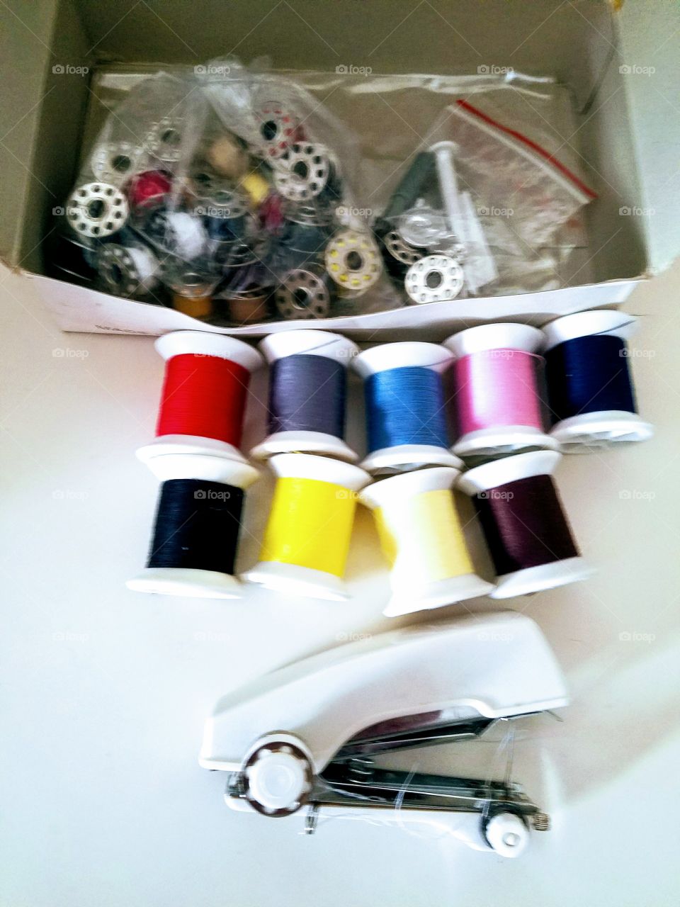 sewing thread spools